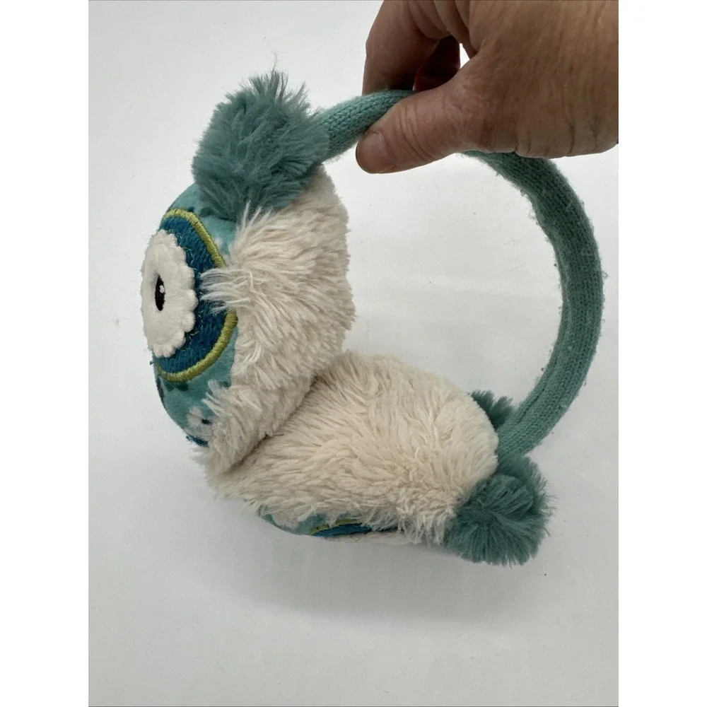 Plush Floral Owl Adjustable Warm Earmuffs Ear‎ Muffs